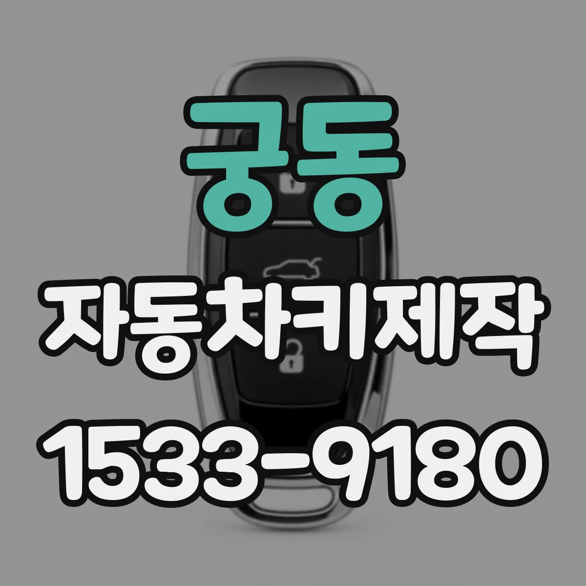 궁동 자동차키제작