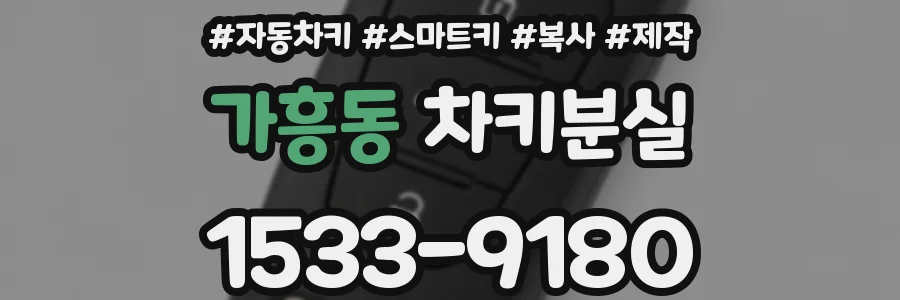 가흥동 차키분실