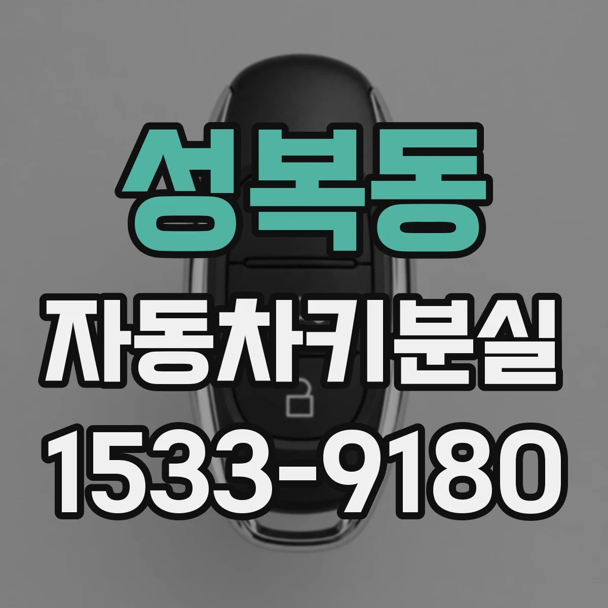 성복동 자동차키분실