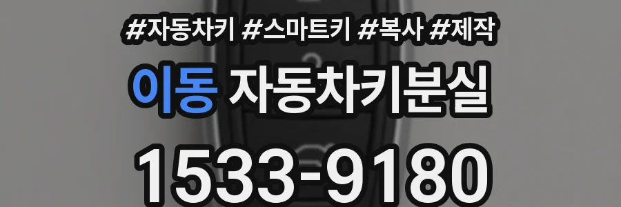 이동 자동차키분실