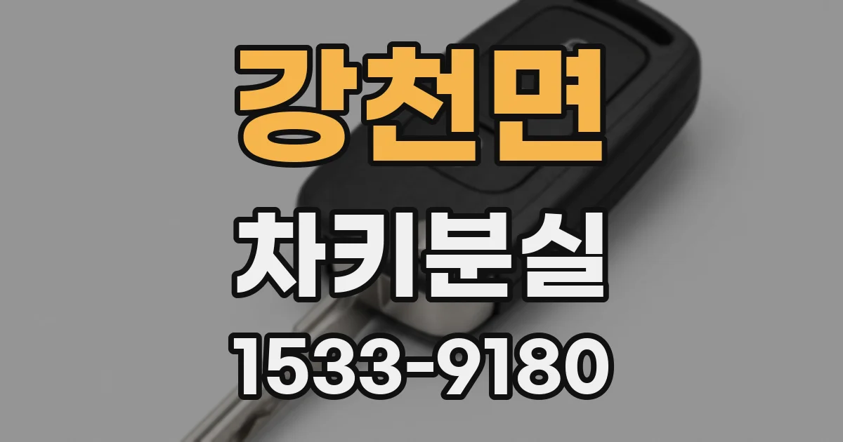 강천면 차키분실