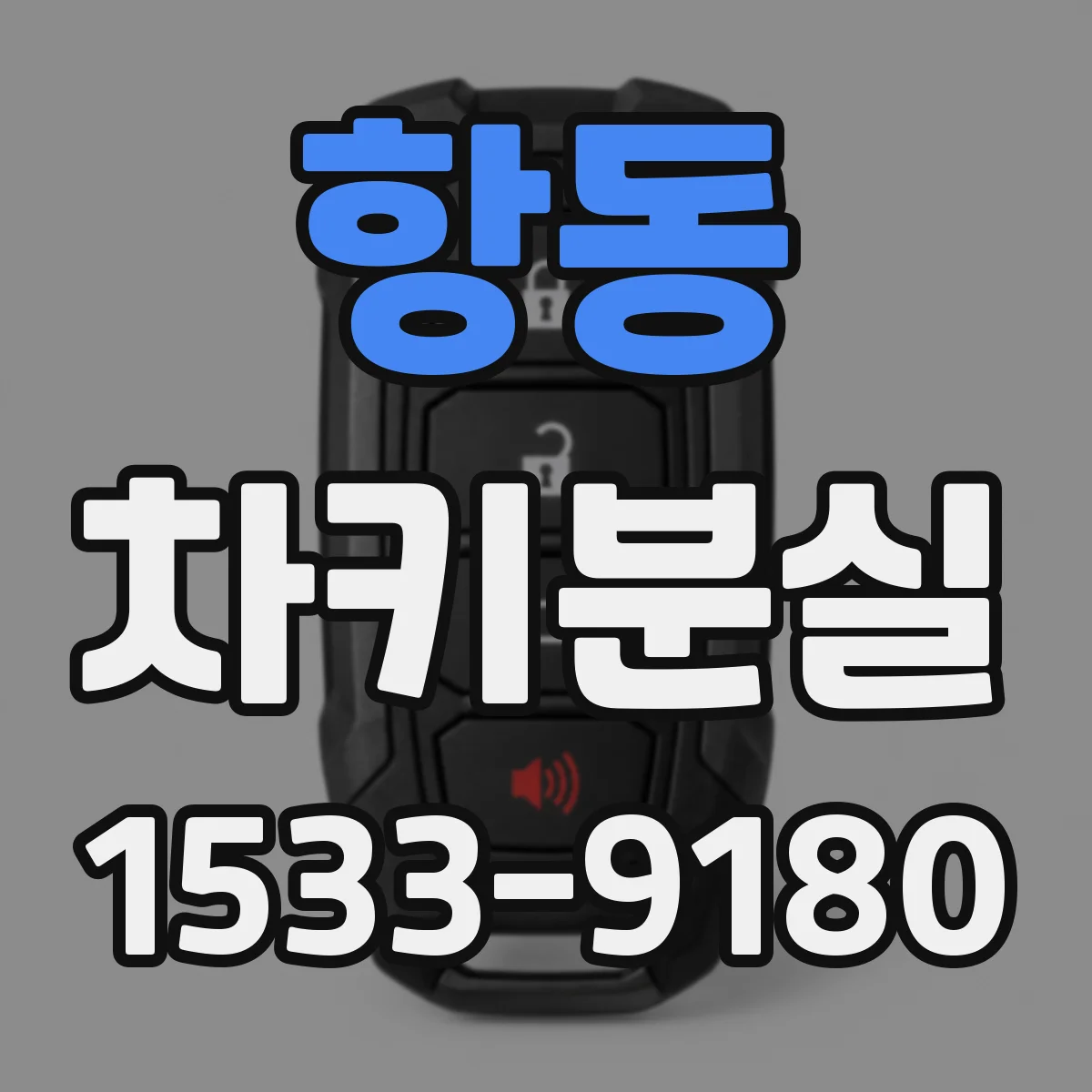 항동 차키분실
