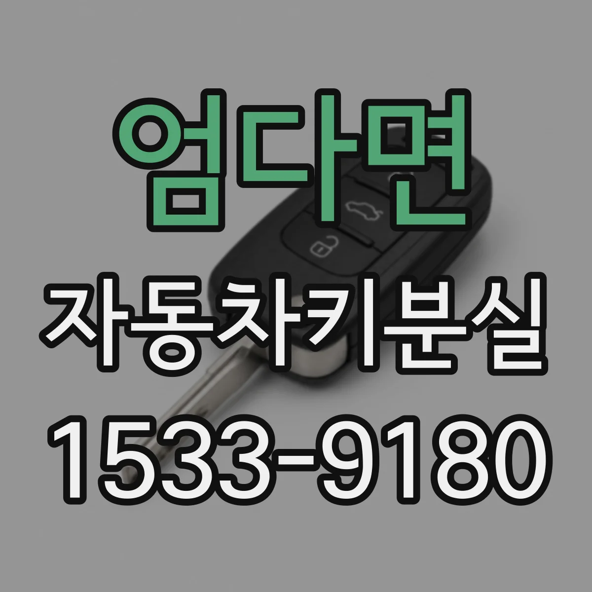 엄다면 자동차키분실