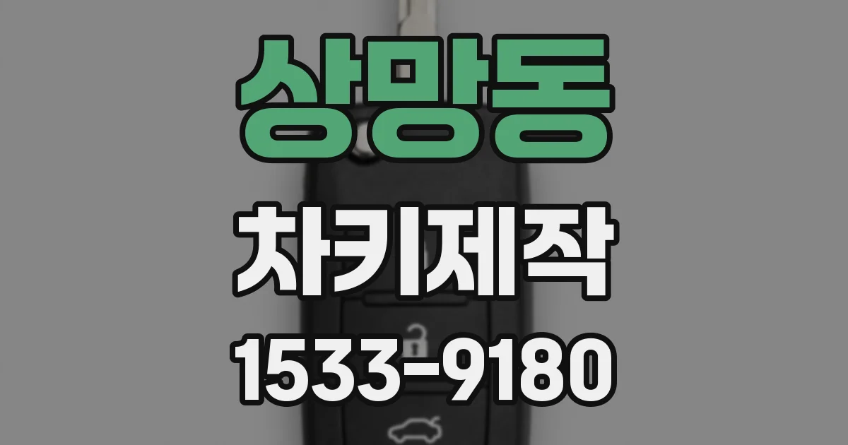 상망동 차키제작