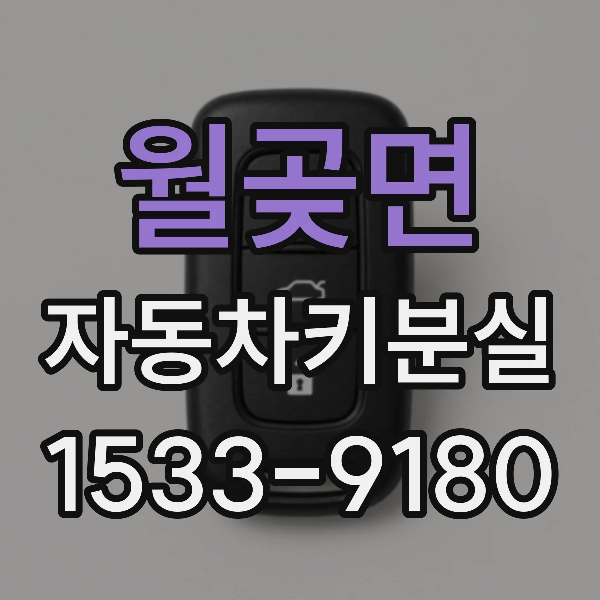 월곶면 자동차키분실