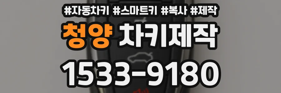 청양 차키제작