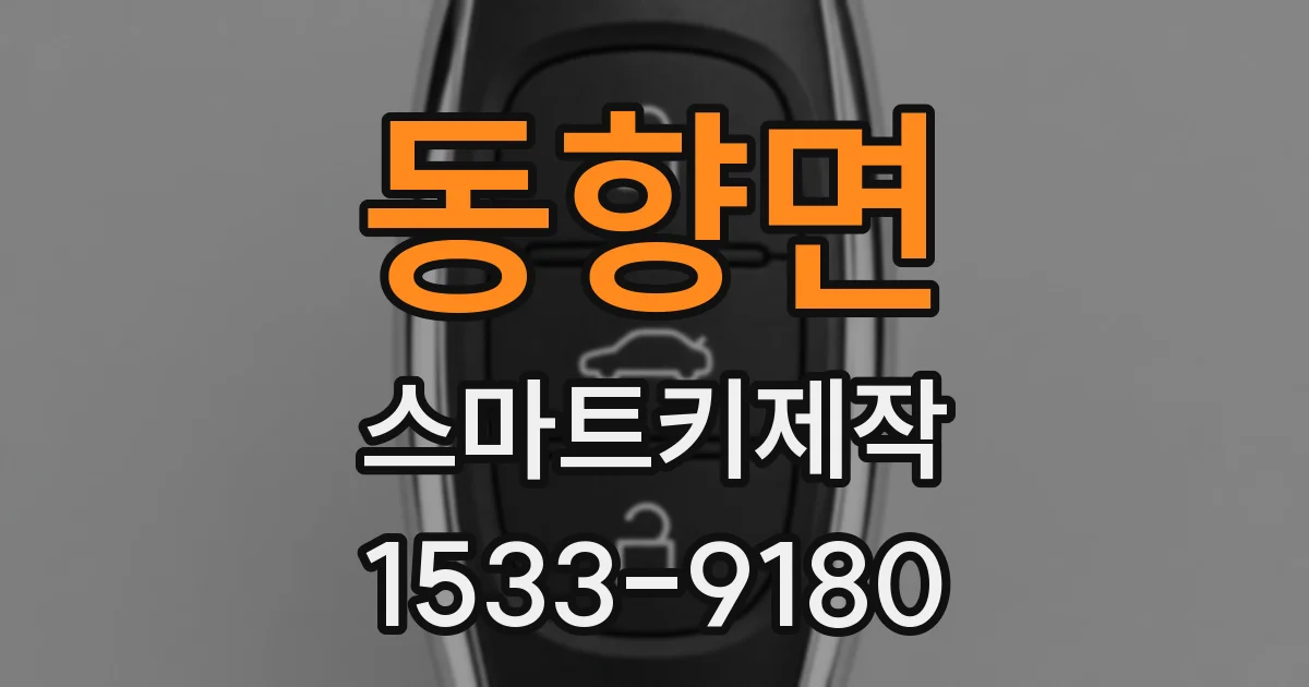 동향면 스마트키제작