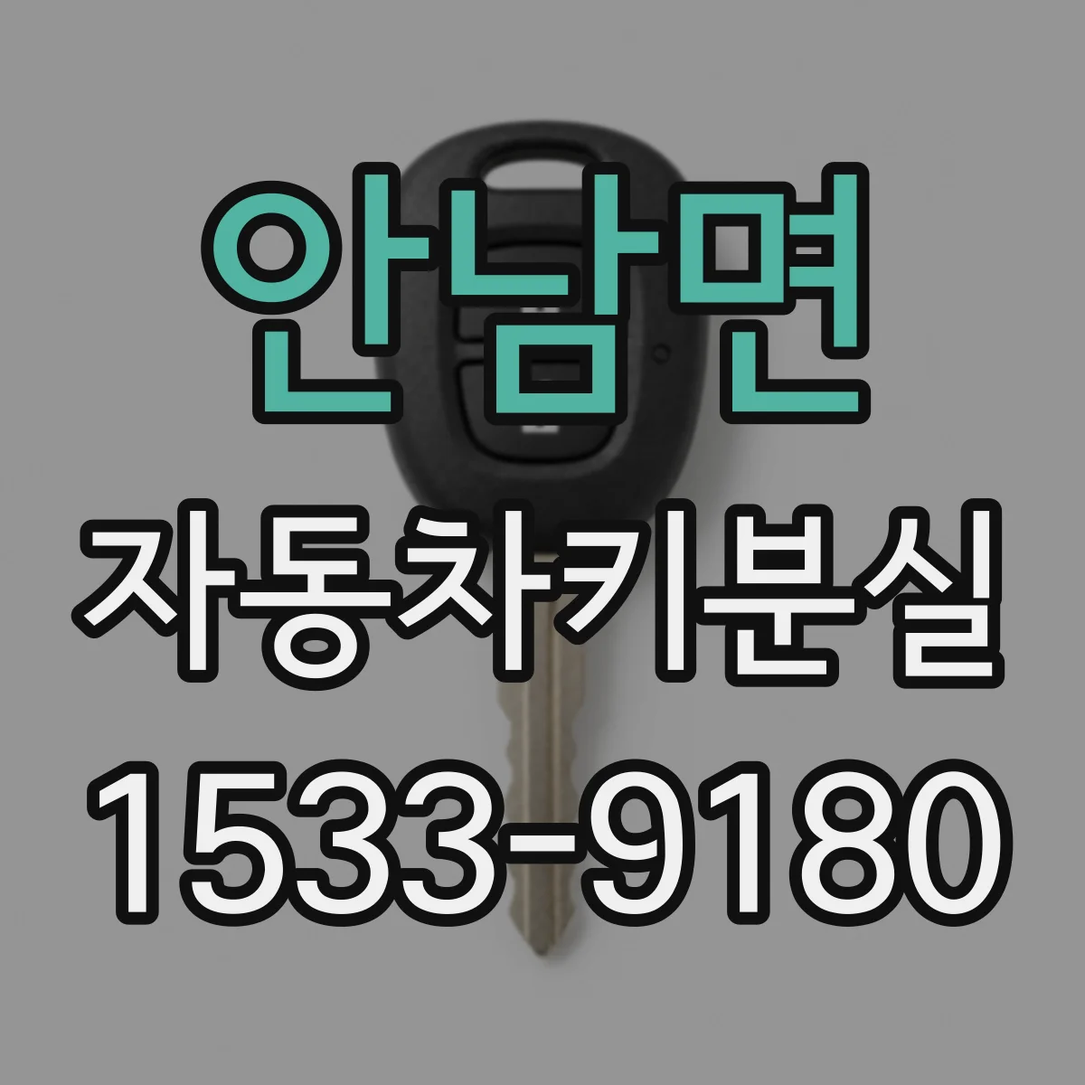 안남면 자동차키분실