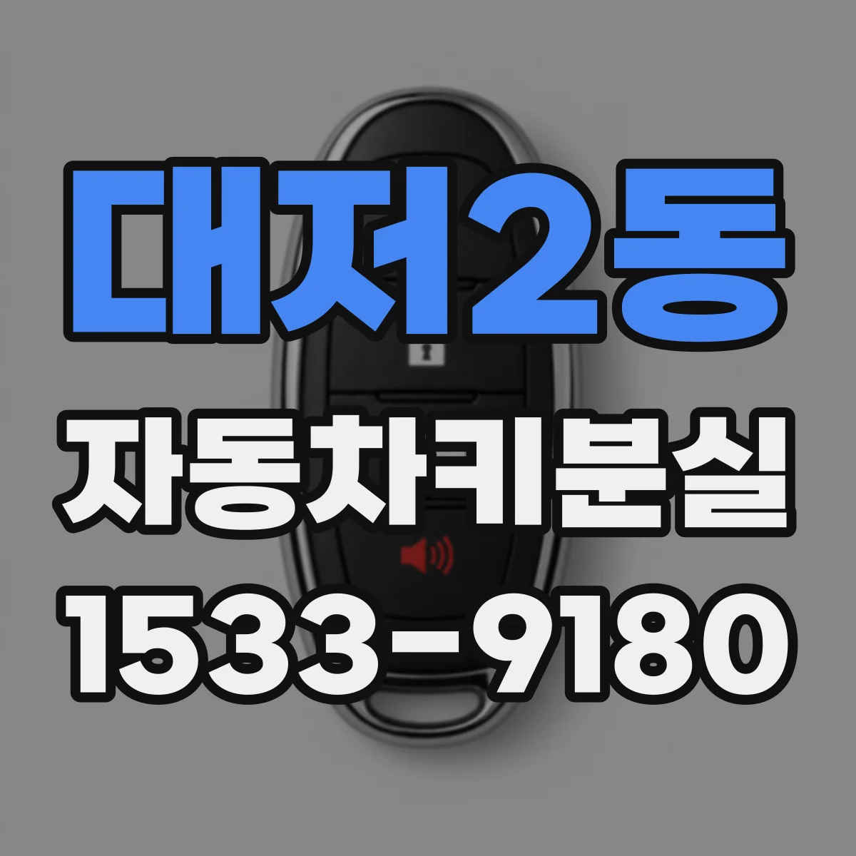 대저2동 자동차키분실