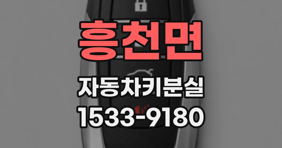 흥천면 자동차키분실