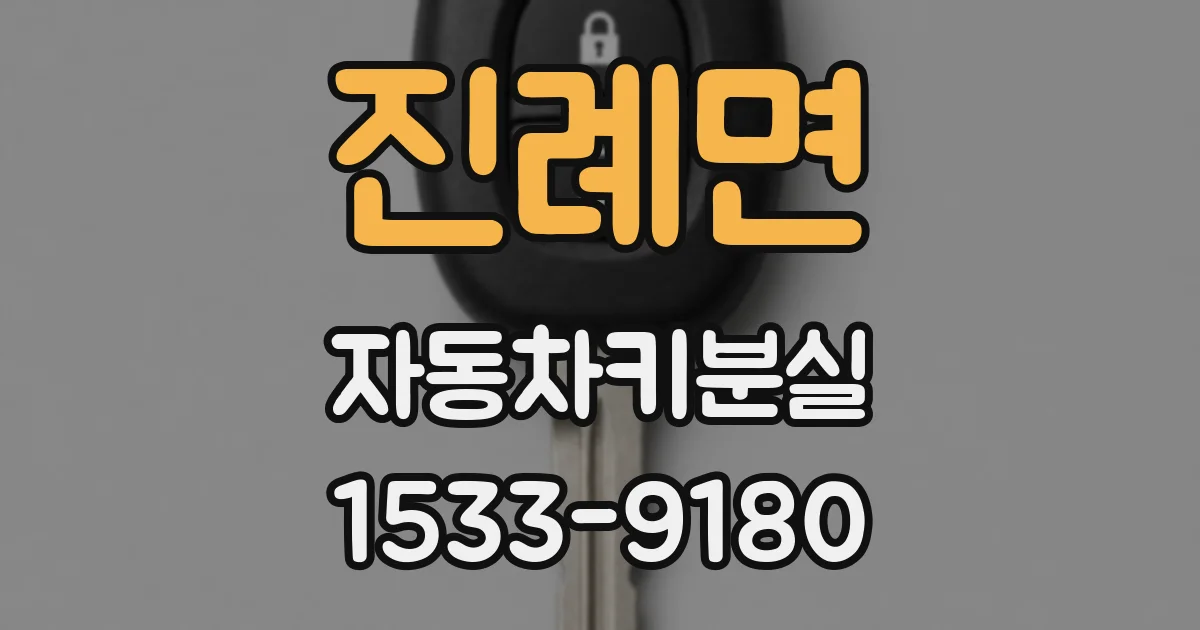진례면 자동차키분실