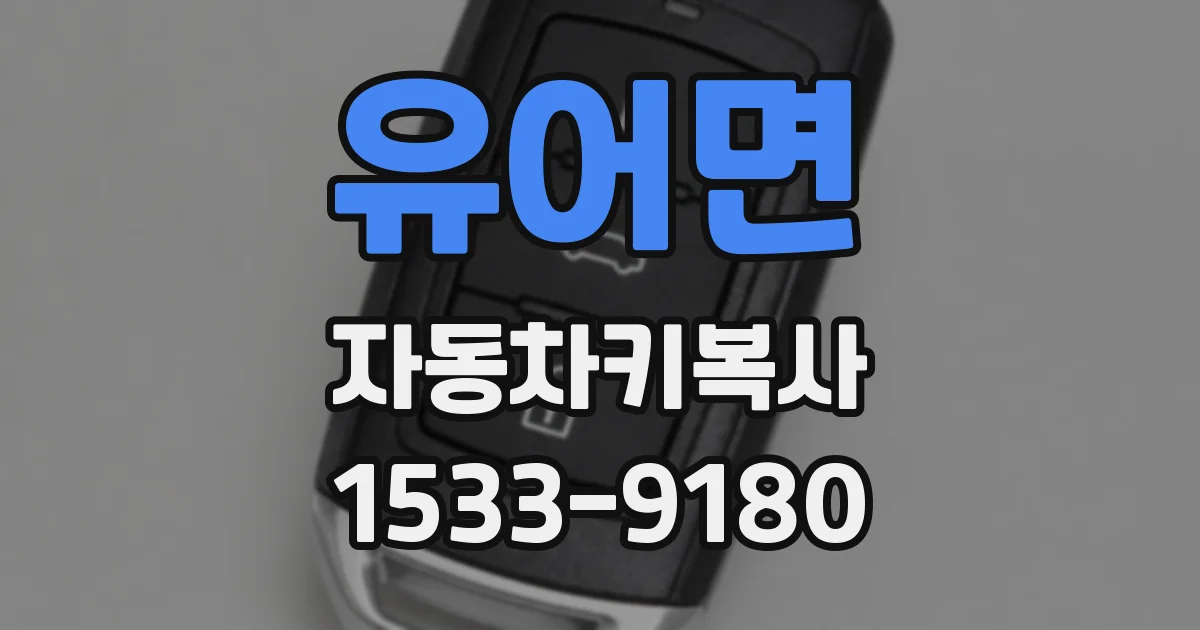 유어면 자동차키복사