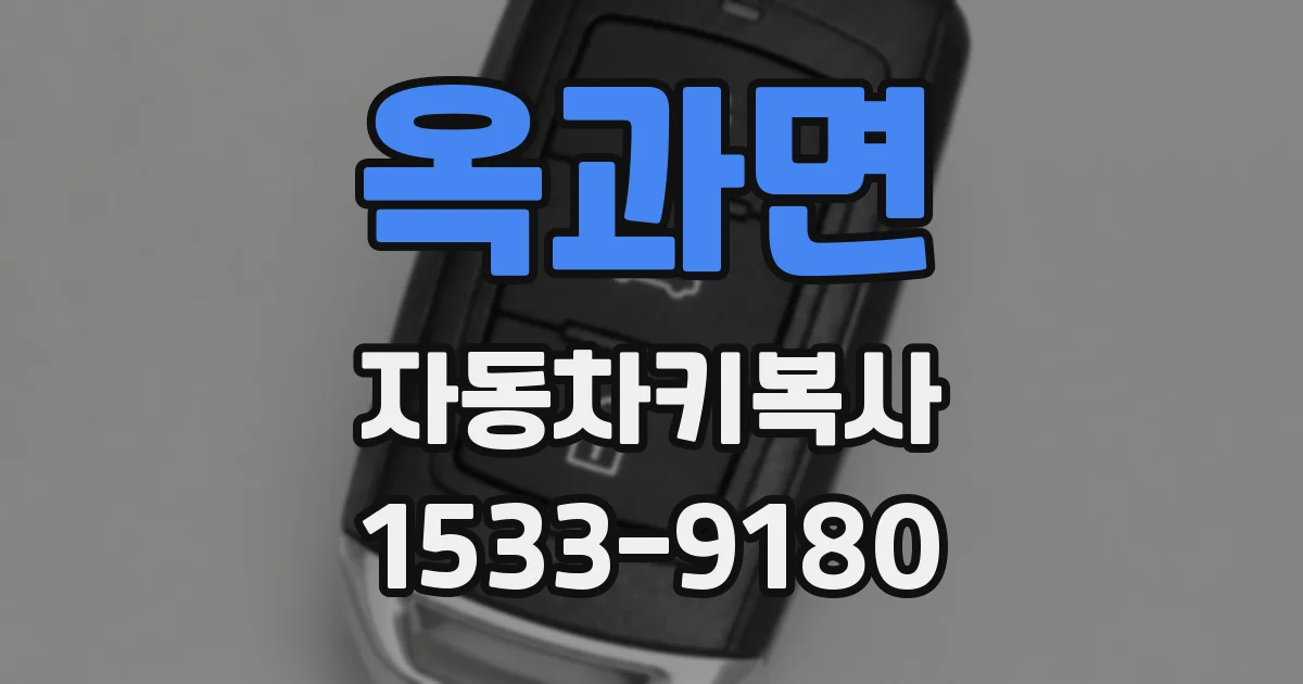 옥과면 자동차키복사