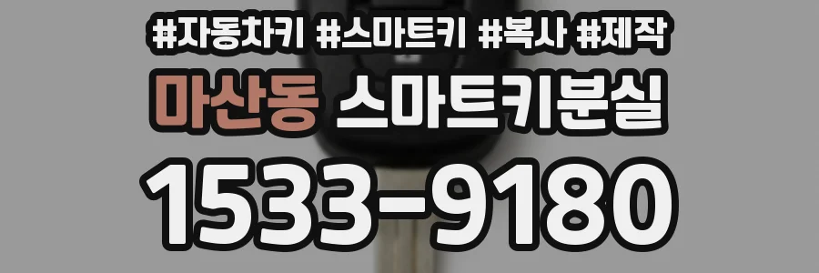 마산동 스마트키분실