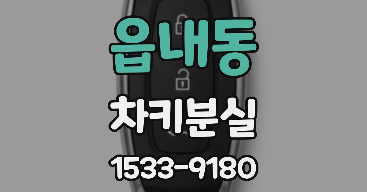 읍내동 차키분실