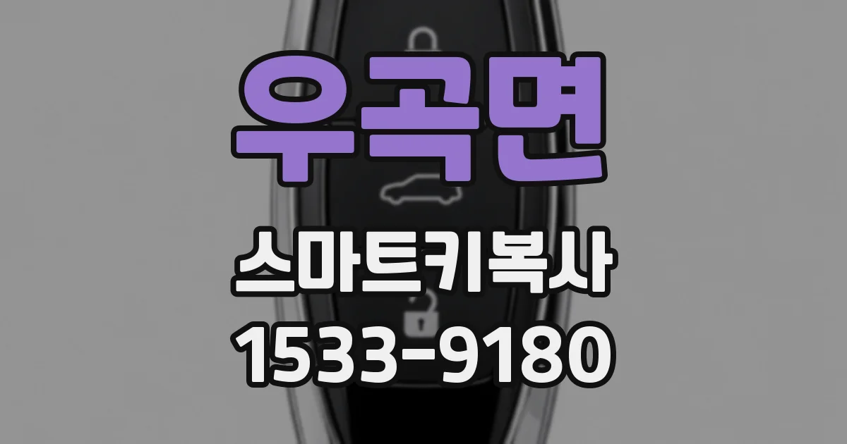 우곡면 스마트키복사