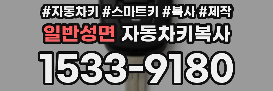 일반성면 자동차키복사