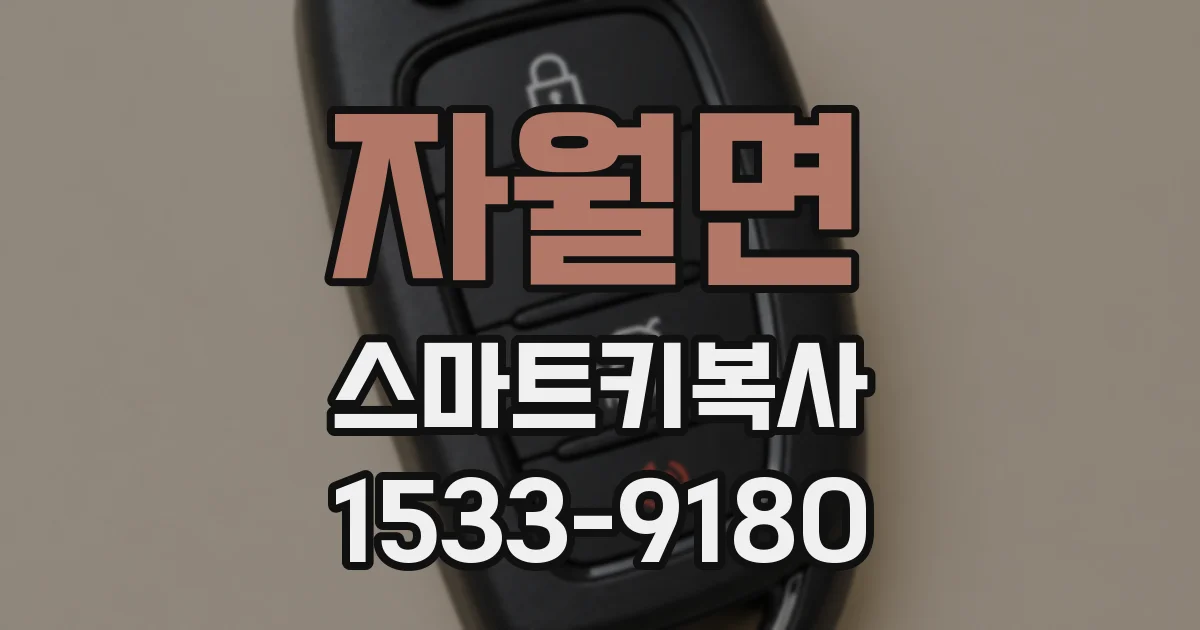 자월면 스마트키복사