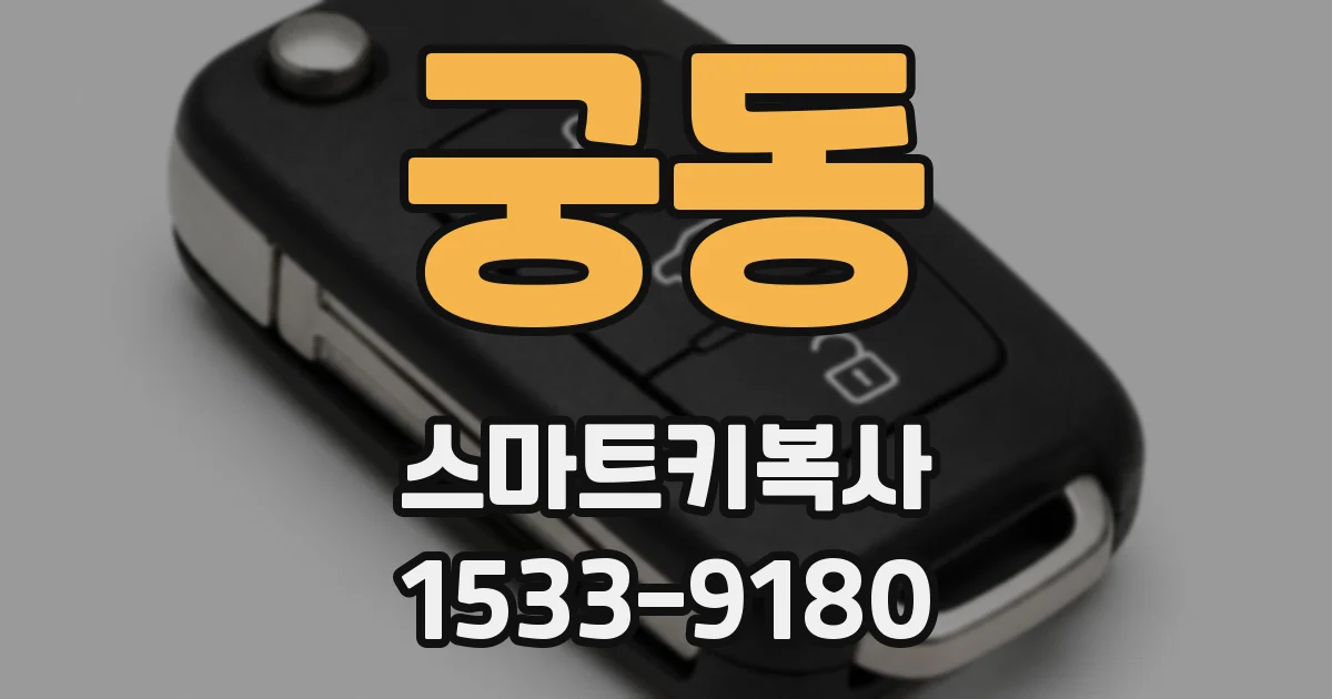 궁동 스마트키복사