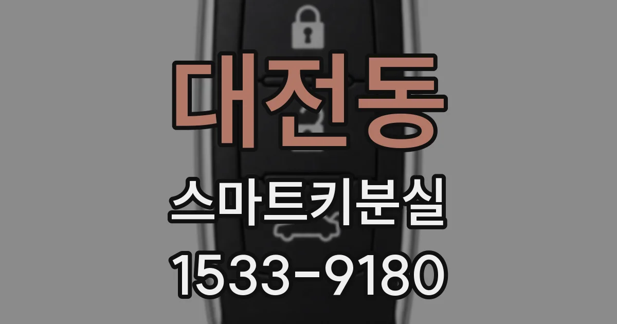 대전동 스마트키분실