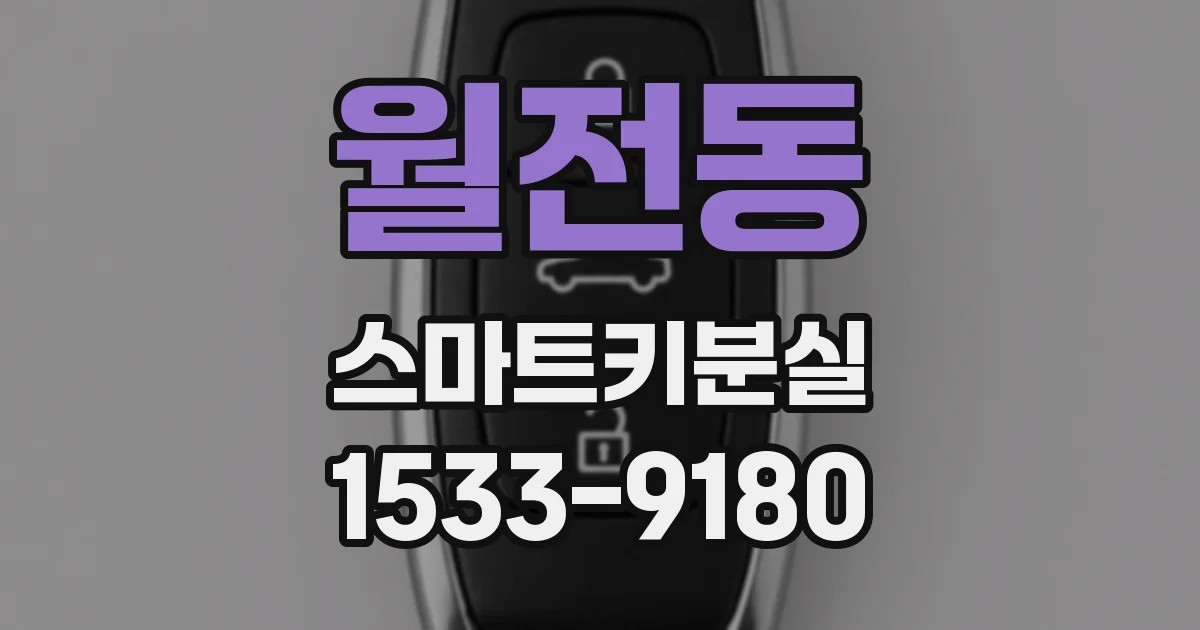 월전동 스마트키분실