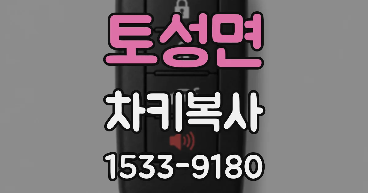 토성면 차키복사
