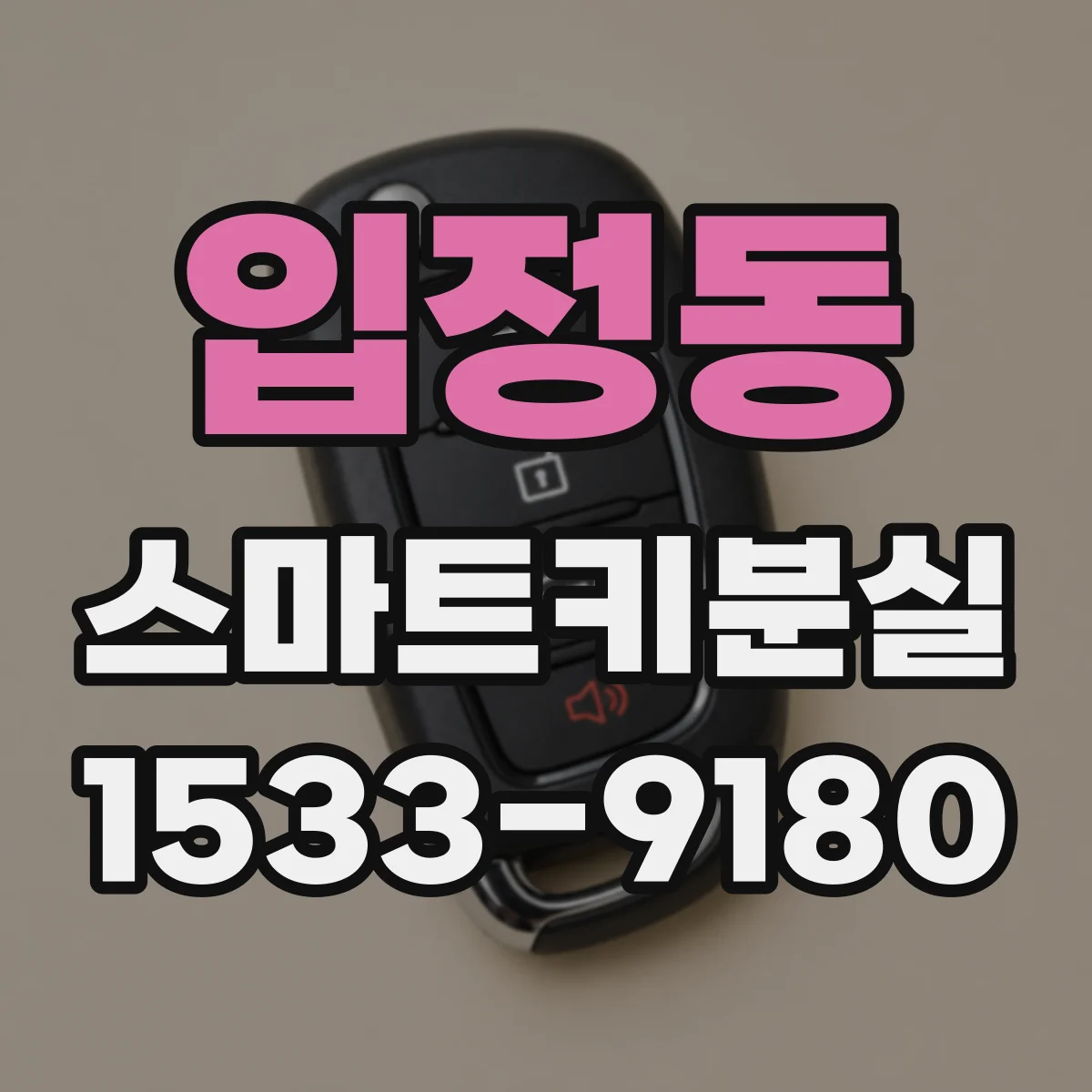 입정동 스마트키분실