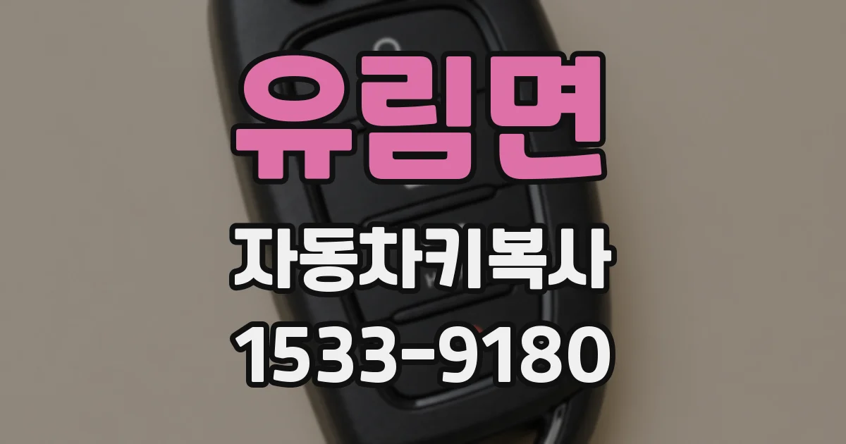 유림면 자동차키복사