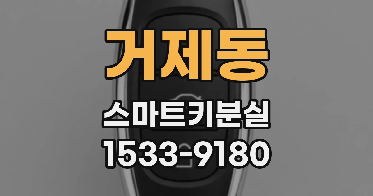 거제동 스마트키분실