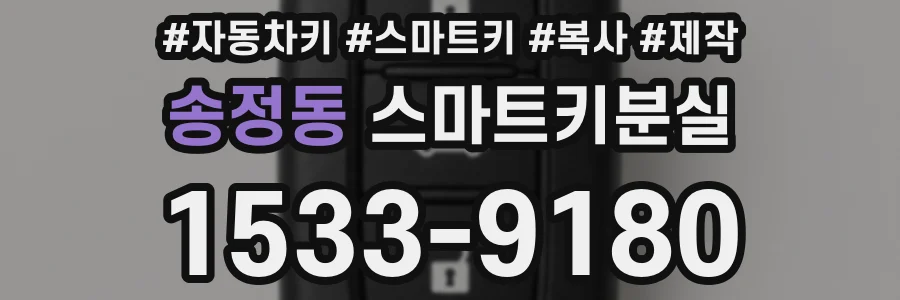 송정동 스마트키분실