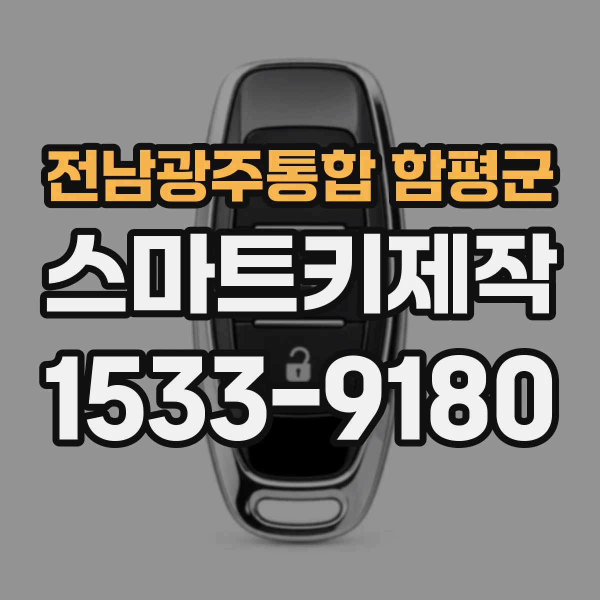 전남광주통합 함평군 스마트키제작