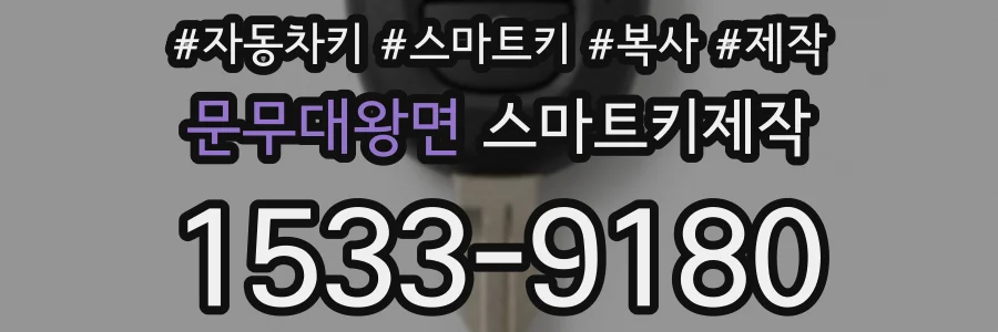 문무대왕면 스마트키제작