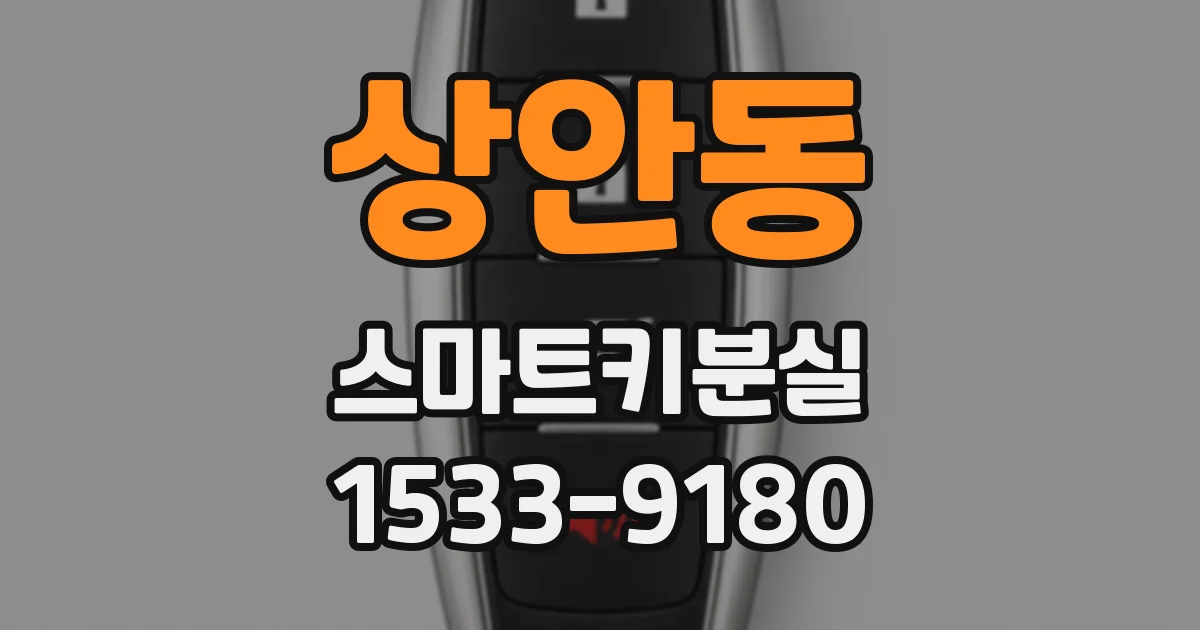 상안동 스마트키분실