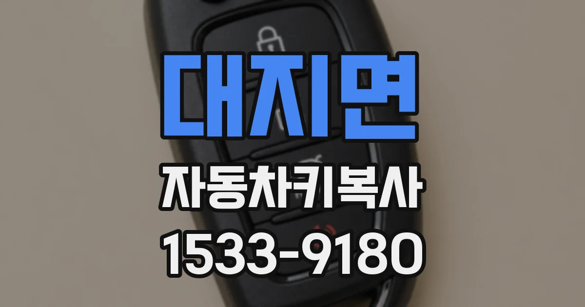대지면 자동차키복사