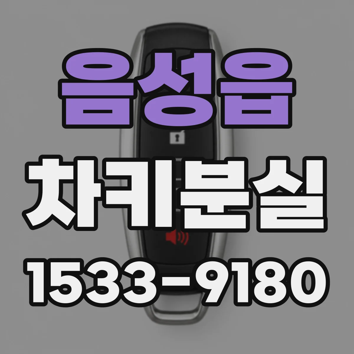 음성읍 차키분실