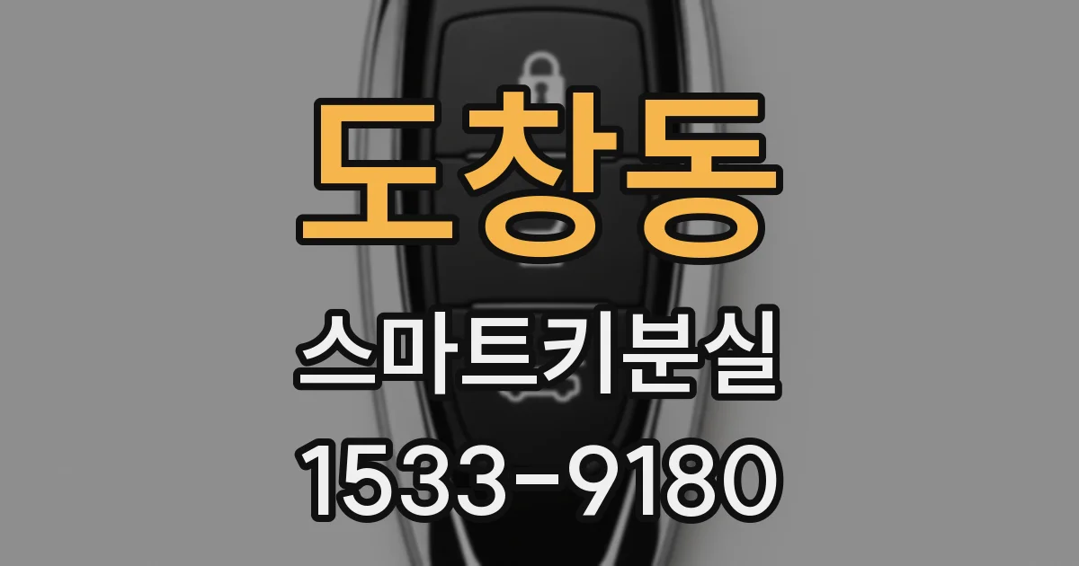 도창동 스마트키분실