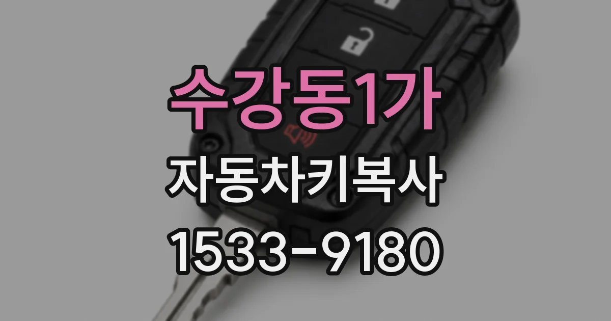 수강동1가 자동차키복사