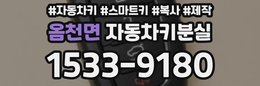 옴천면 자동차키분실