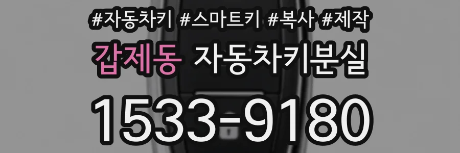 갑제동 자동차키분실