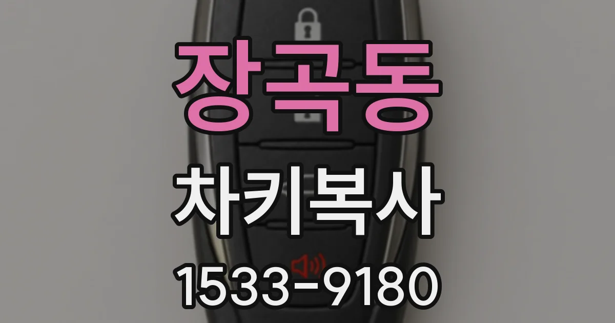 장곡동 차키복사
