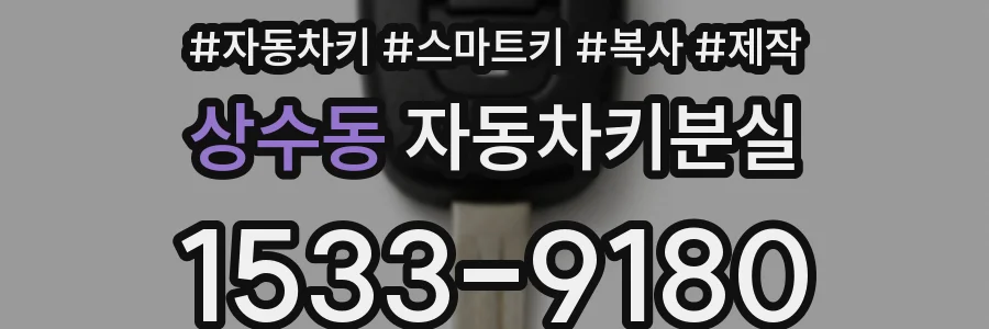 상수동 자동차키분실
