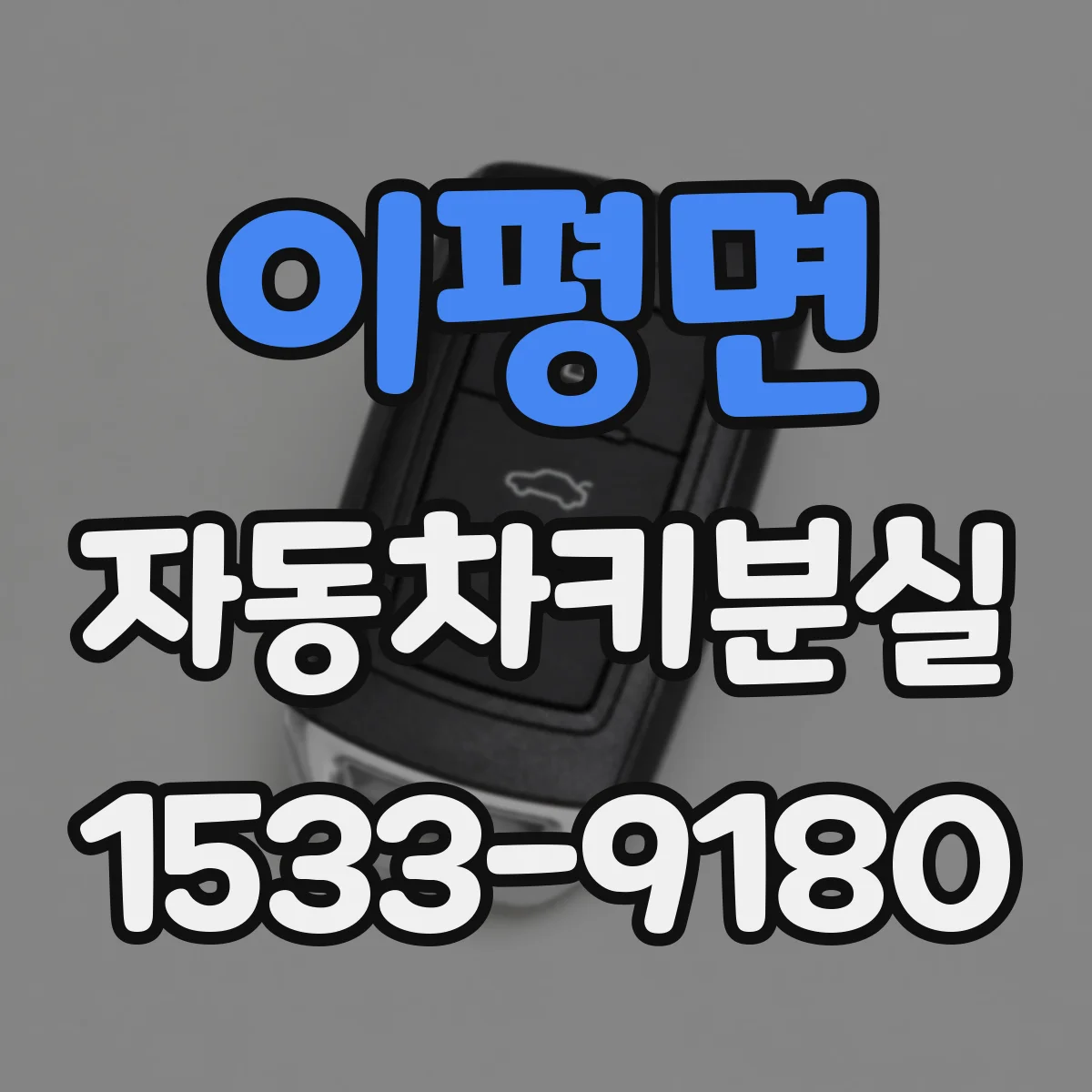 이평면 자동차키분실