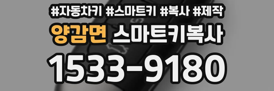 양감면 스마트키복사
