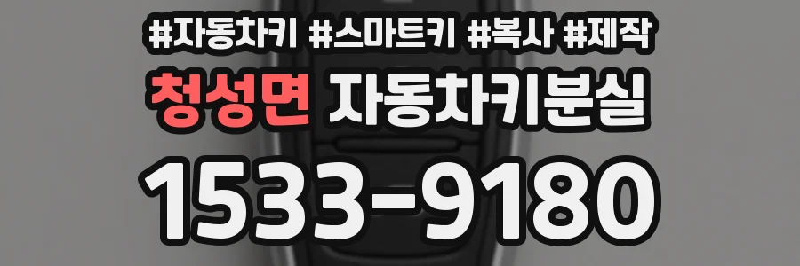 청성면 자동차키분실