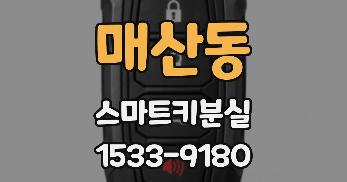 매산동 스마트키분실