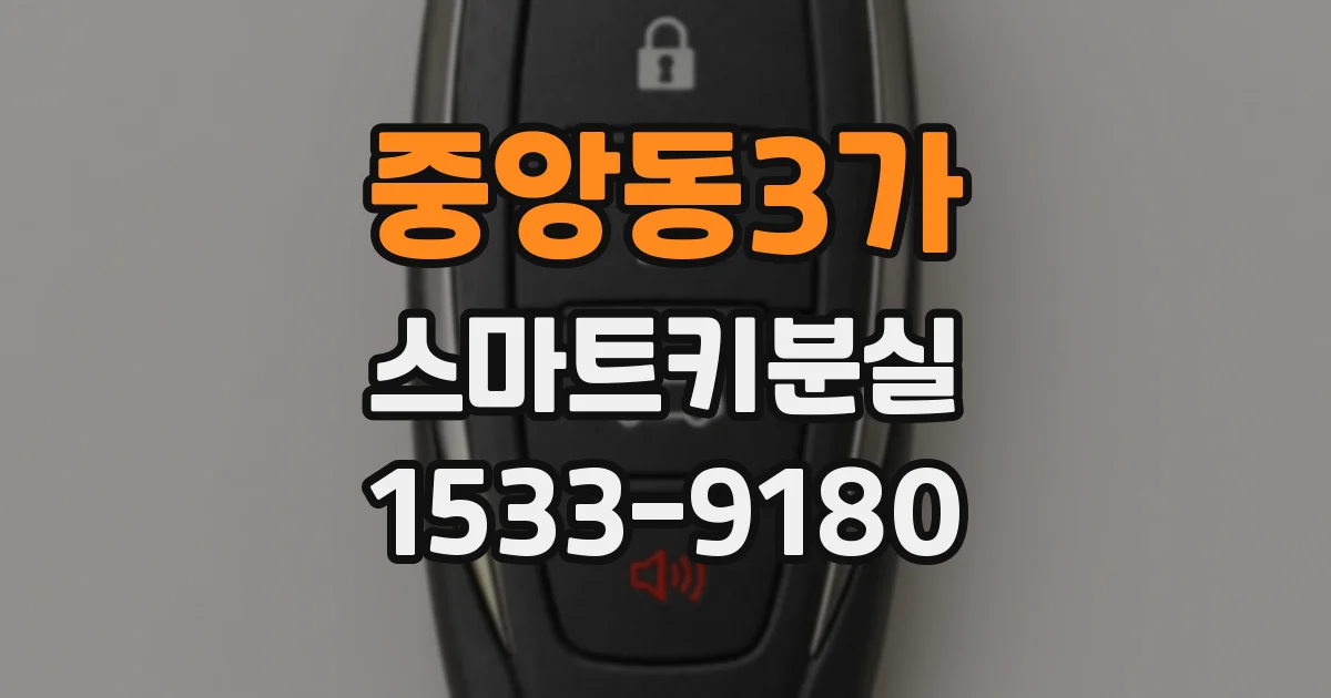 중앙동3가 스마트키분실