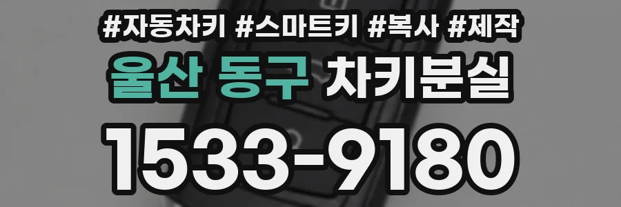 울산 동구 차키분실