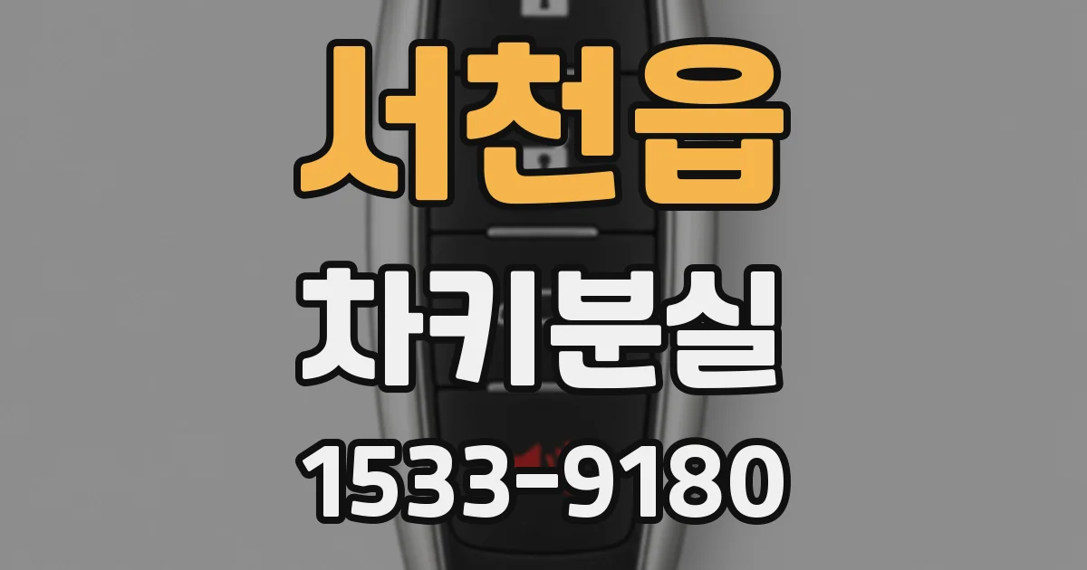 서천읍 차키분실