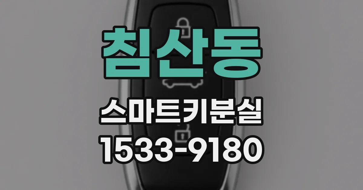 침산동 스마트키분실