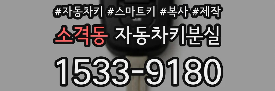 소격동 자동차키분실